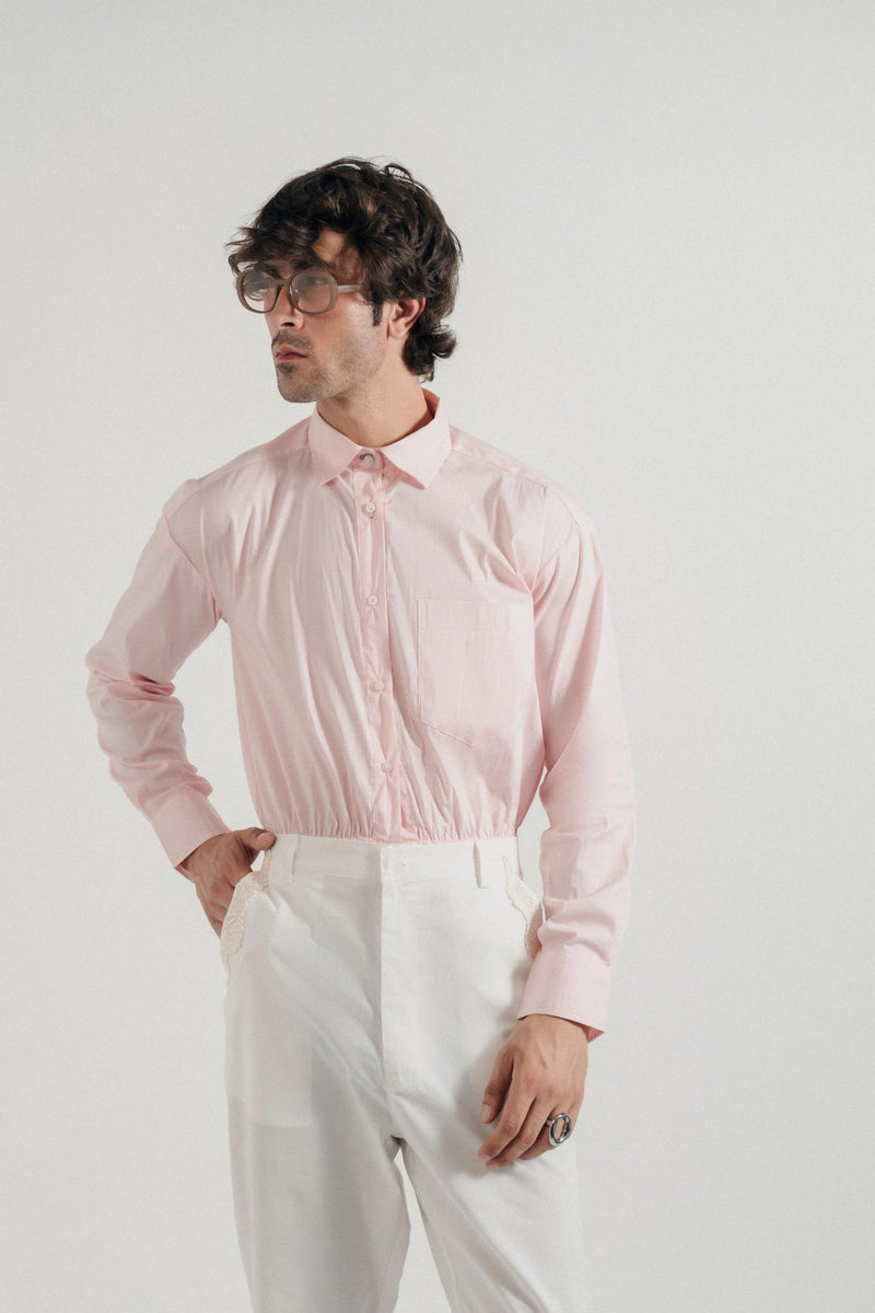 Yara Button Cropped Shirt
